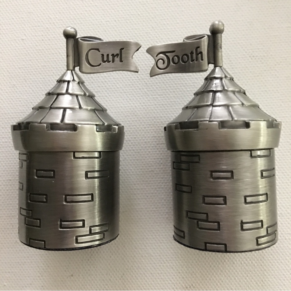 Baby Tooth and Curl Metal Keepsake Castle Unisex Gift